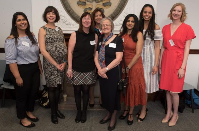 Sue James with Baroness Hale and the staff of the H&F Law Centre