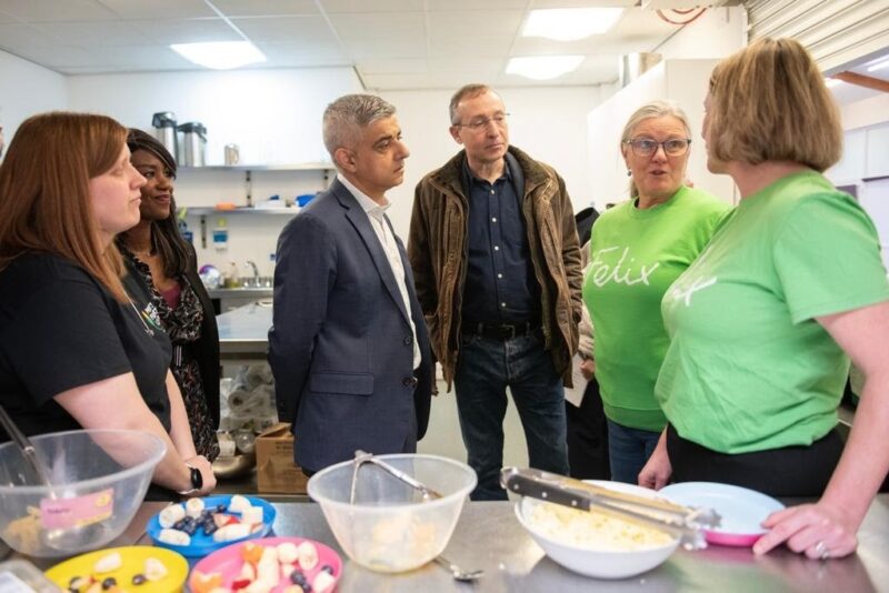 The Mayor of London visiting the Old Oak Community Centre