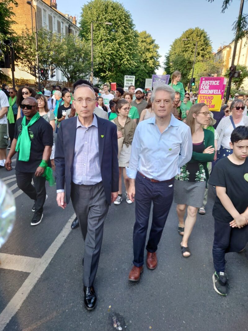  On the Grenfell Walk with Cllr Ben Coleman