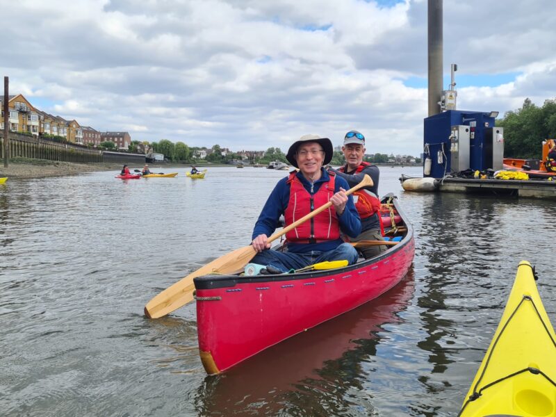 Out on the river with Chiswick Canoe Club