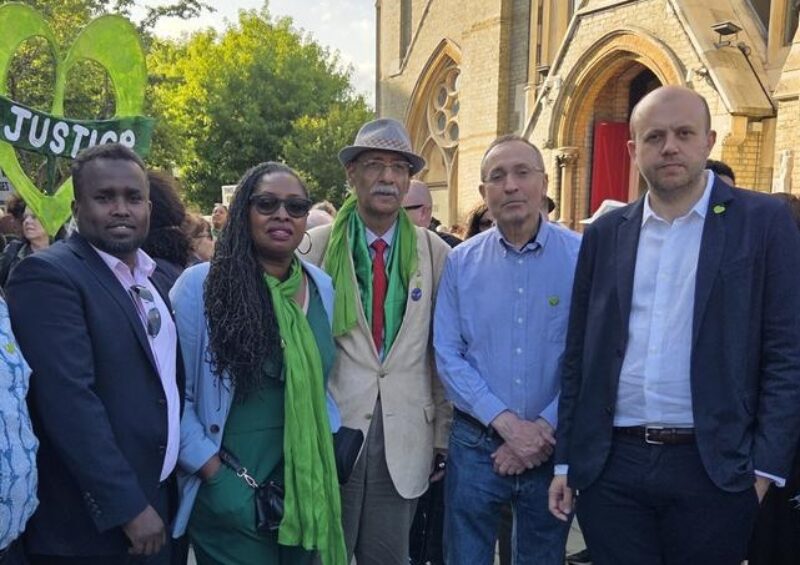 With local MPs and Councillors at the Grenfell silent walk.