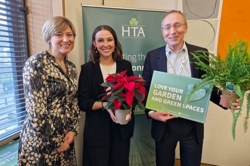 Collecting my plant from the HTA.