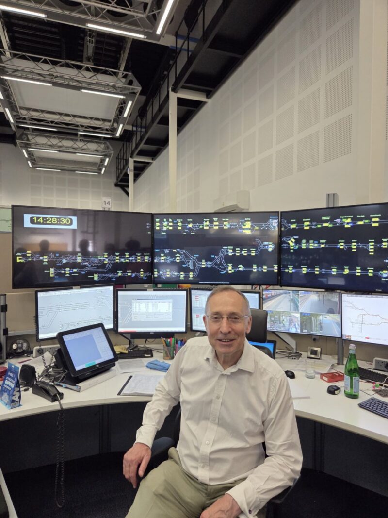 At the Hammersmith Service Control Centre. 