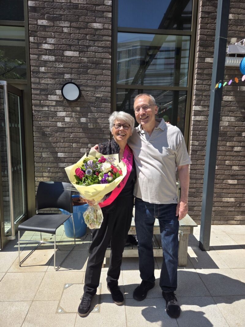 With Jana Hassan at Harmony nursery. 